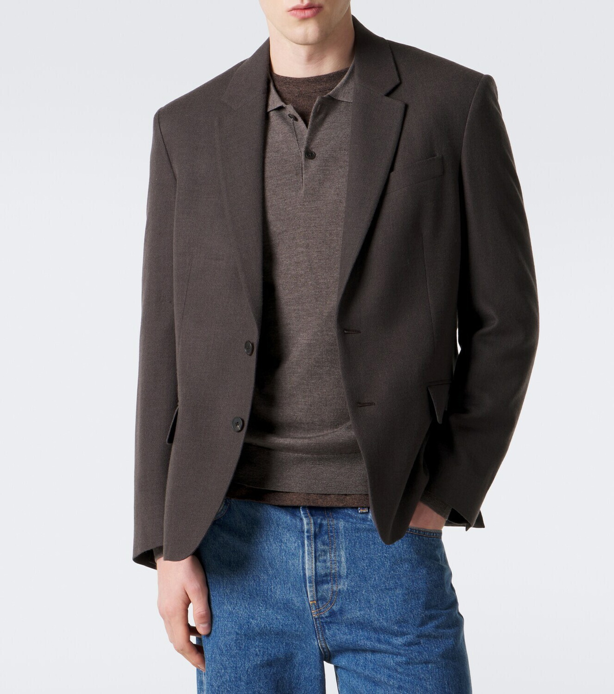 The Row Rae wool and cashmere blazer