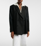 Blazé Milano Nightbreak pinstripe virgin wool blazer