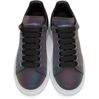 Alexander McQueen Purple Iridescent Oversized Sneakers