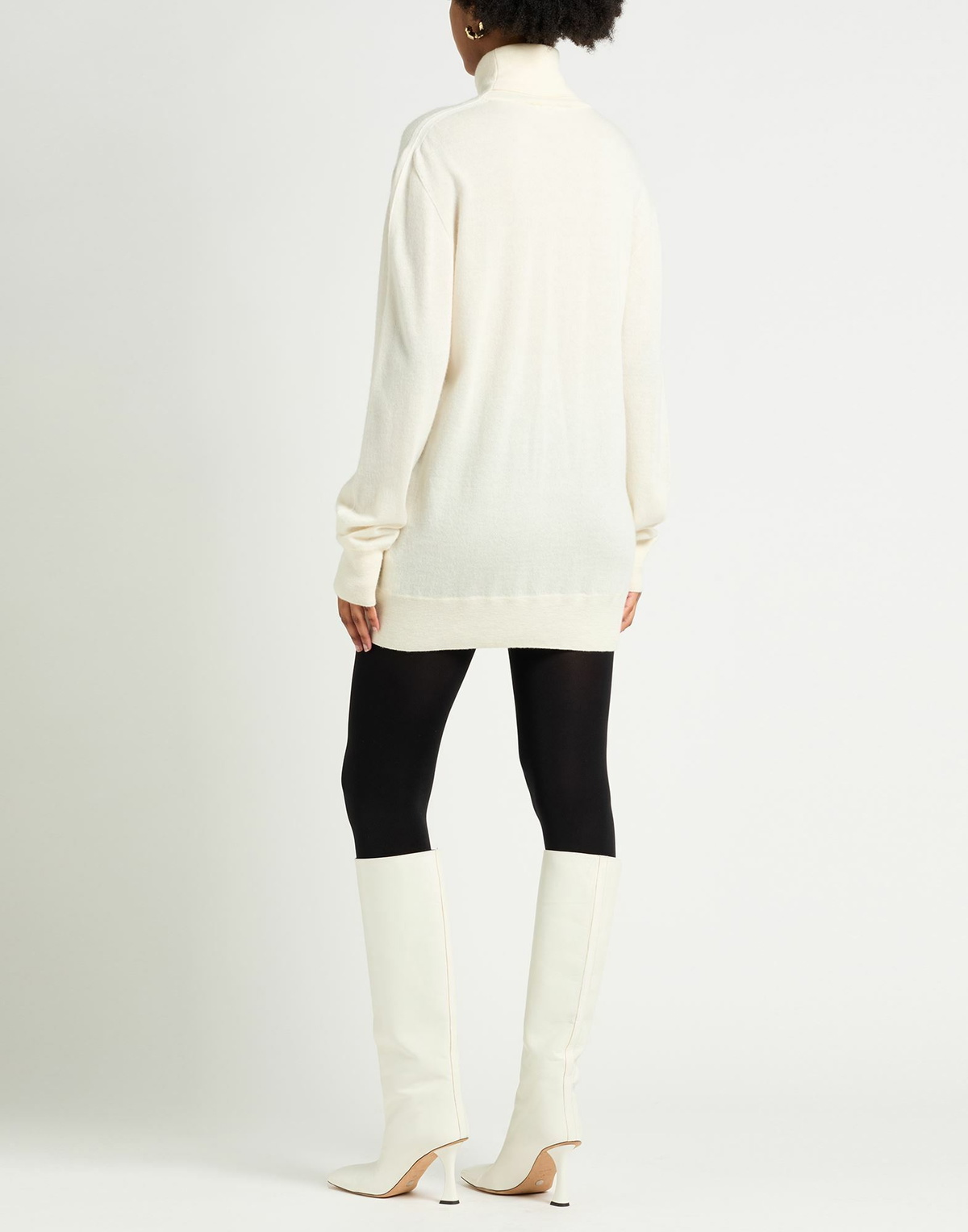 The Row Womens Turtleneck Cream