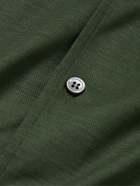 Rubinacci - Wool-Piqué Shirt - Green