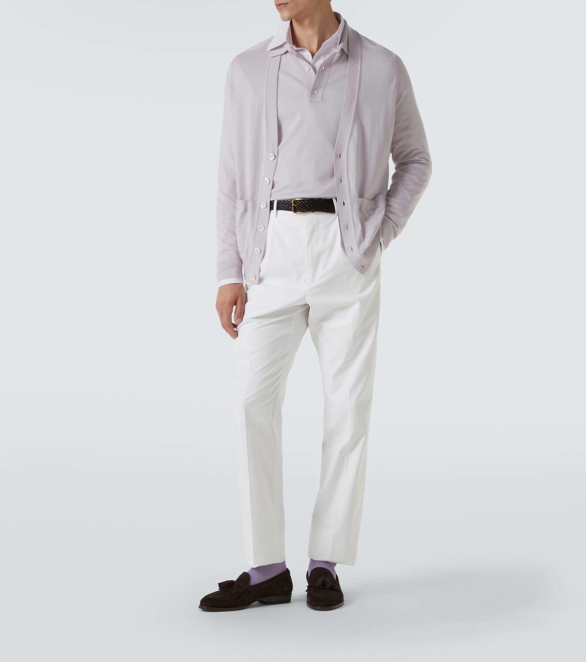 Dunhill Suede loafers