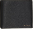 Paul Smith Black Signature Stripe Bifold Wallet