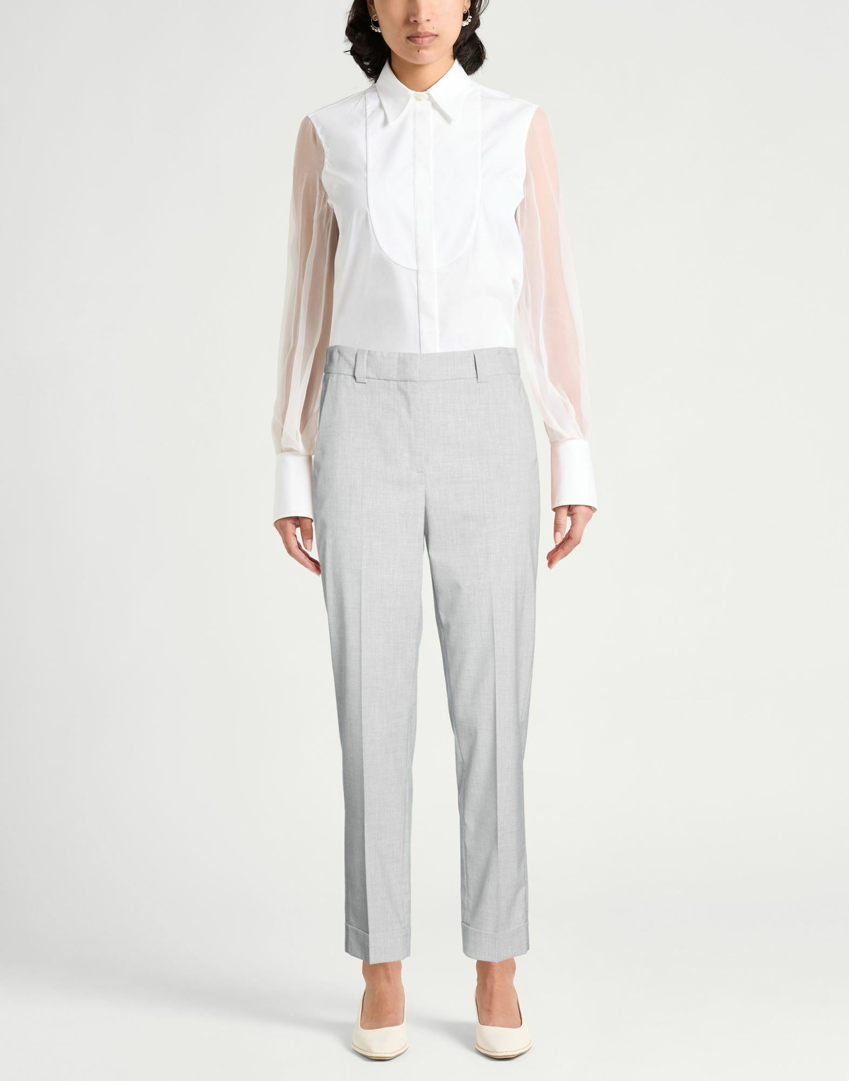 Peserico Womens Pants in Grey