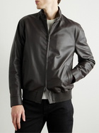 Brioni - Leather Jacket - Brown