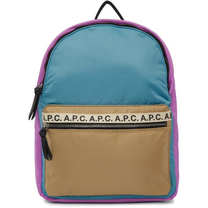 Photo: A.P.C. Multicolor Marc Backpack