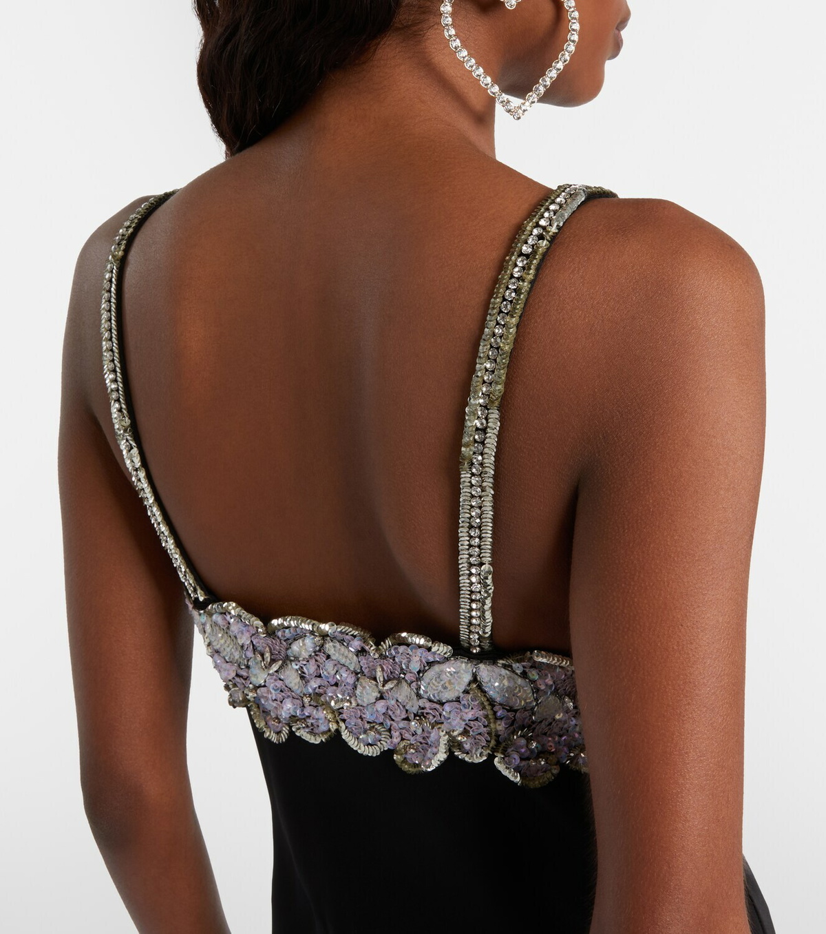 Valentino Embellished midi dress