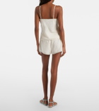 Posse Perla lace-trimmed shorts