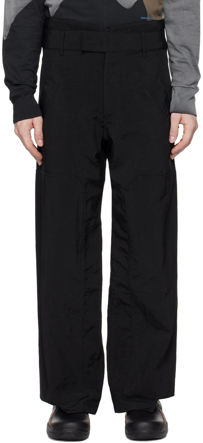 Eckhaus Latta Black Trace Trousers Eckhaus Latta
