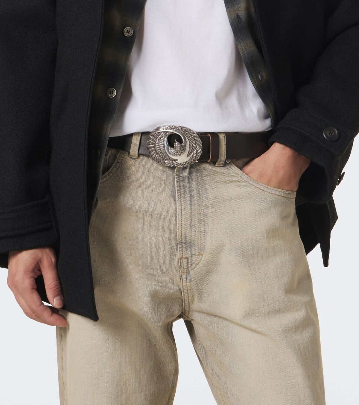 Our Legacy Eagle leather belt