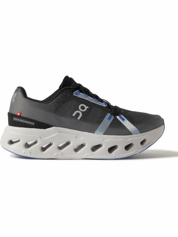 Photo: ON - Cloudeclipse Mesh Running Sneakers - Black
