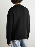 Our Legacy - Funichan Merino Wool Zip-Up Sweater - Black