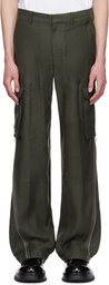 Helmut Lang Khaki Expansion Panel Cargo Pants