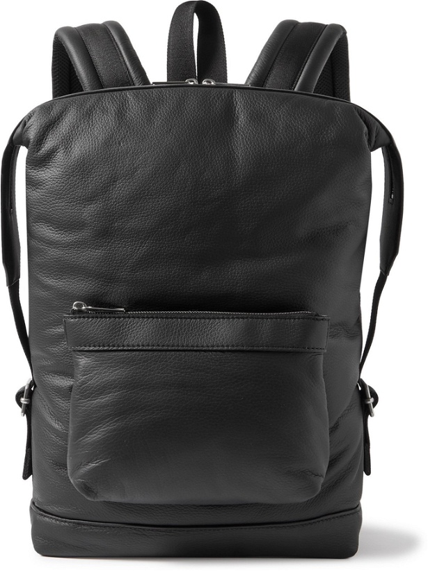 Photo: BOTTEGA VENETA - Full-Grain Leather Backpack - Black