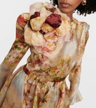 Zimmermann Luminosity floral silk minidress