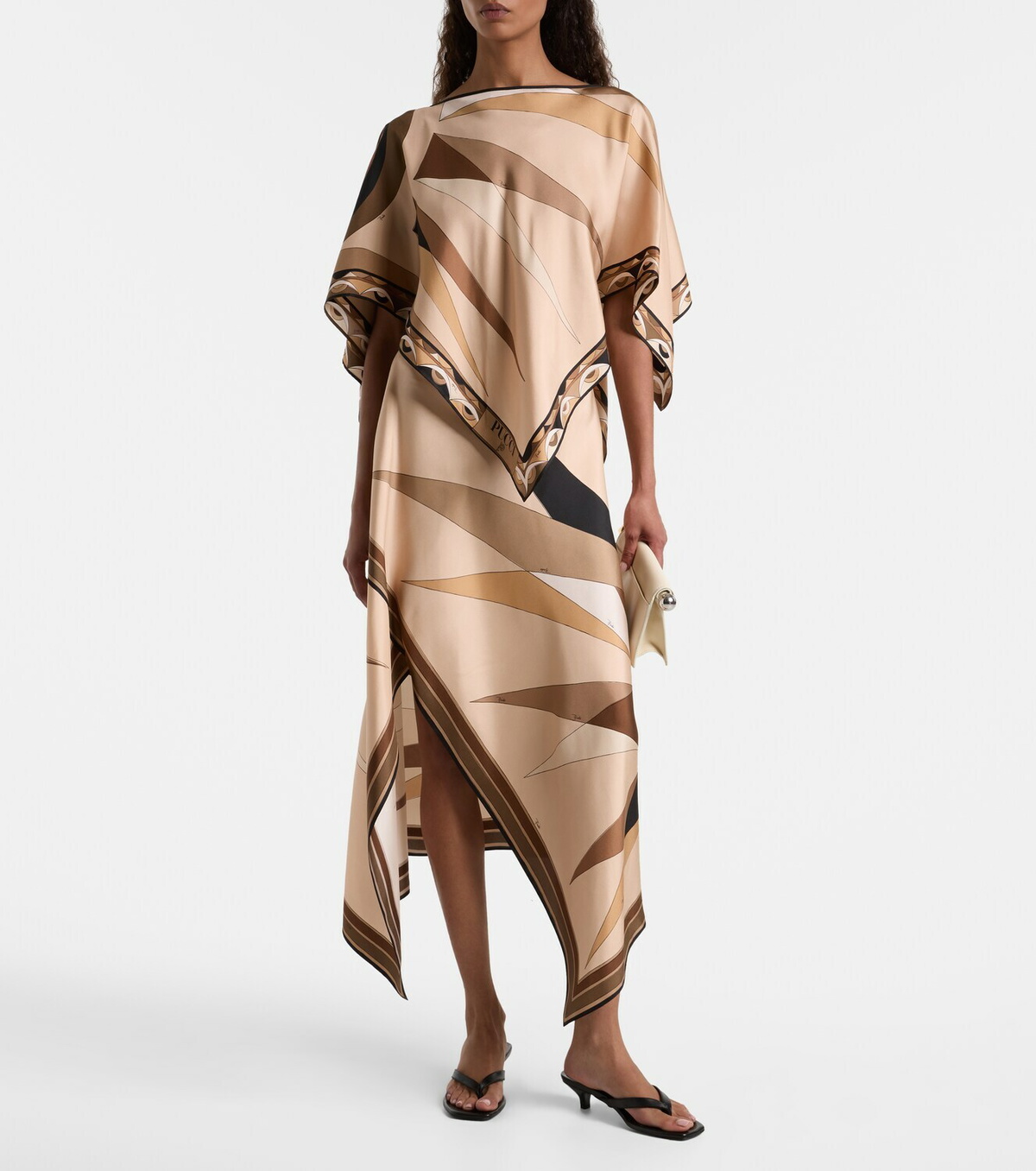 Pucci Hawaii silk satin cape