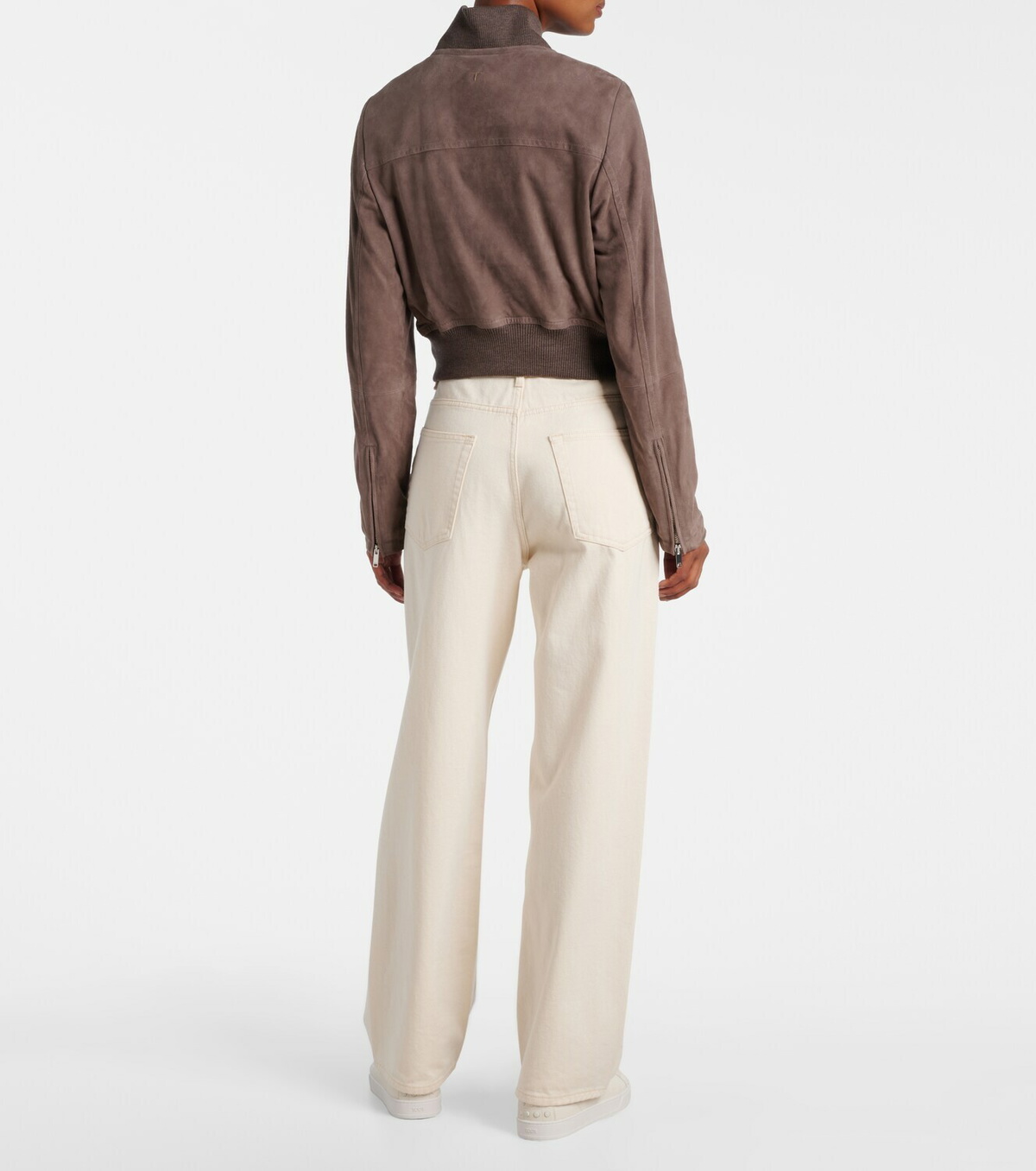 Tod's Suede bomber jacket