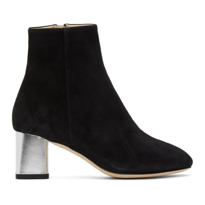 Photo: Repetto Black Melo Suede Ankle Boots