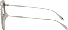 Alexander McQueen Silver Aviator Sunglasses