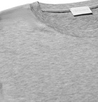 HANDVAERK - Mélange Pima Cotton-Jersey T-Shirt - Gray