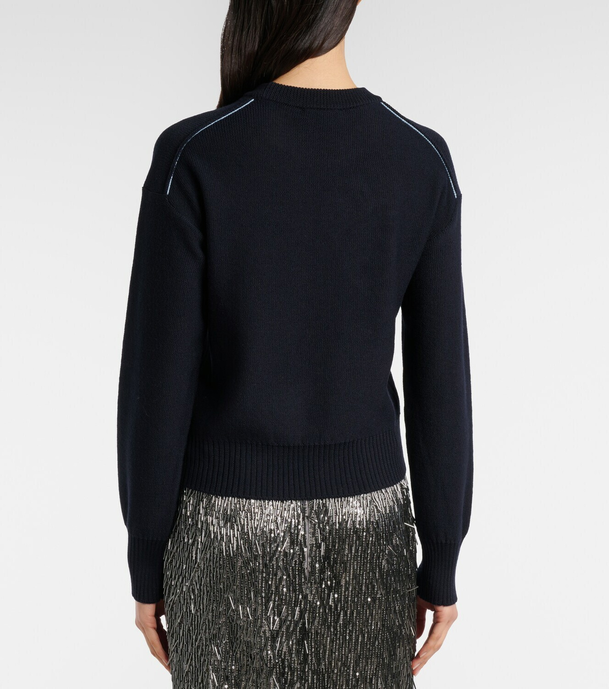 Erdem Intarsia wool and cotton sweater