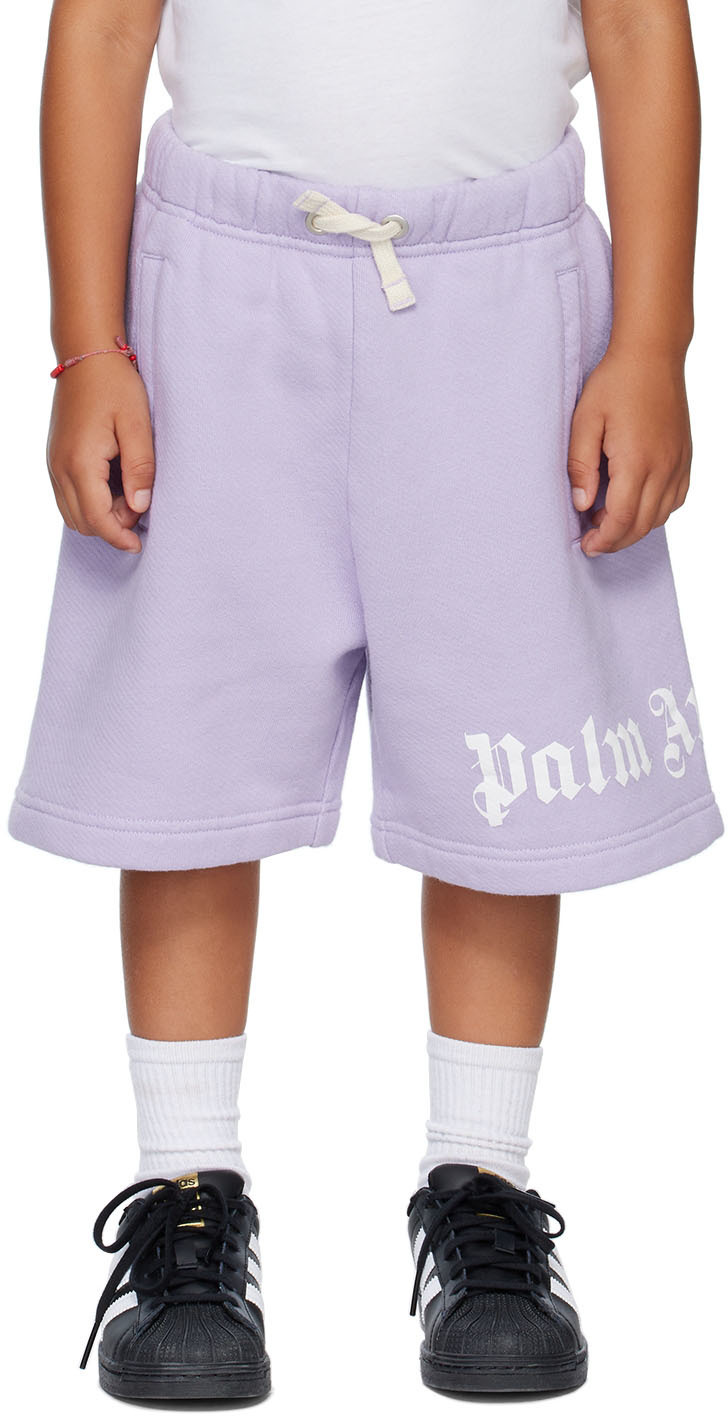 Palm Angels Girls Classic Overlogo Sweat Skirt in Ivory main image 1