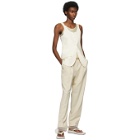 LOW CLASSIC Off-White Layered Slim Vest