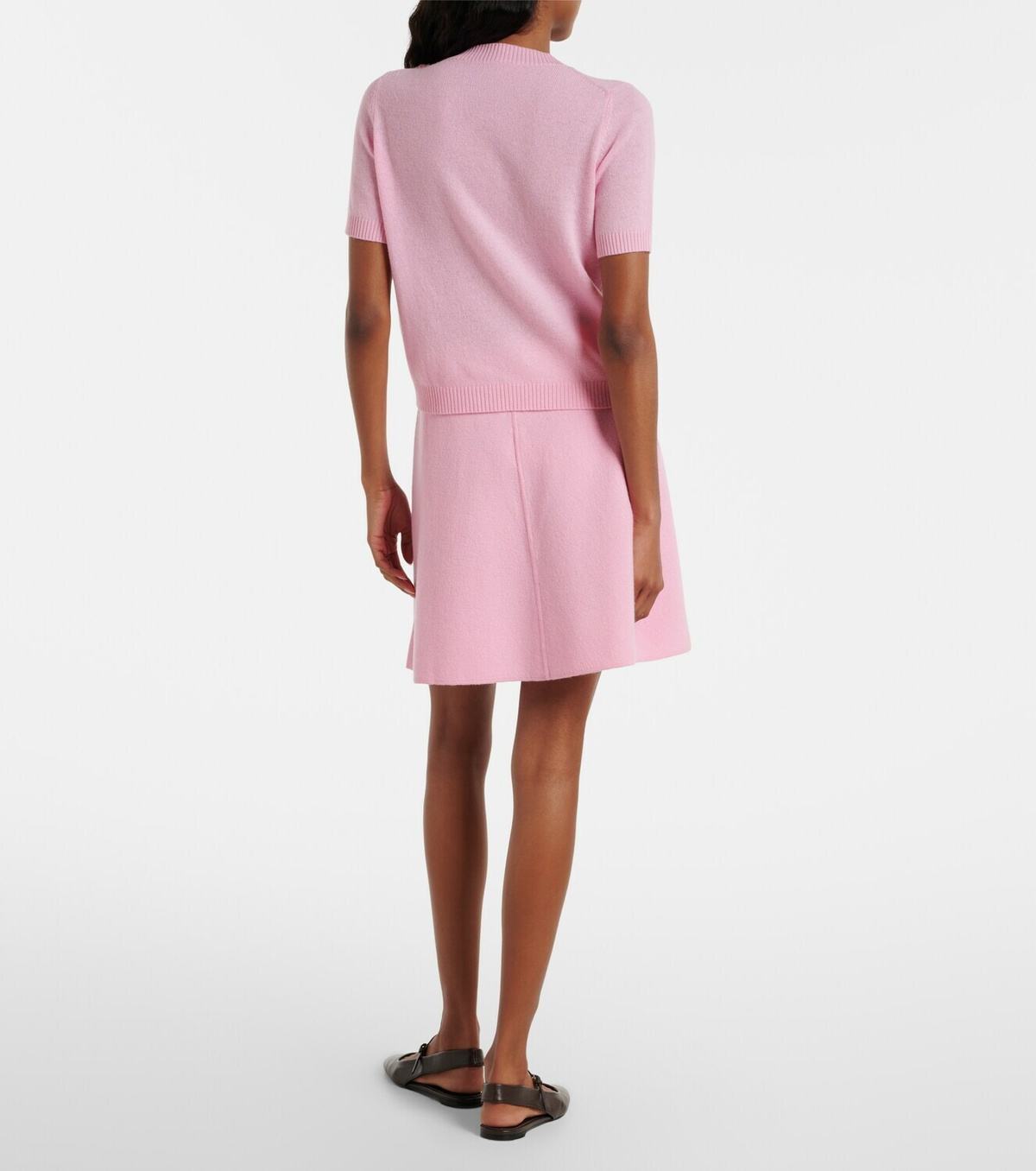 Jardin des Orangers Wool and cashmere miniskirt