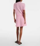 Jardin des Orangers Wool and cashmere miniskirt