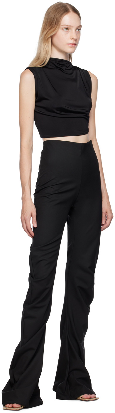 Jade Cropper Black Twisted Trousers