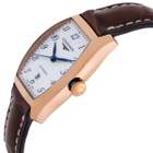 Longines Evidenza Automatic Silver Dial Brown Leather Ladies Watch L2.142.8.73.2