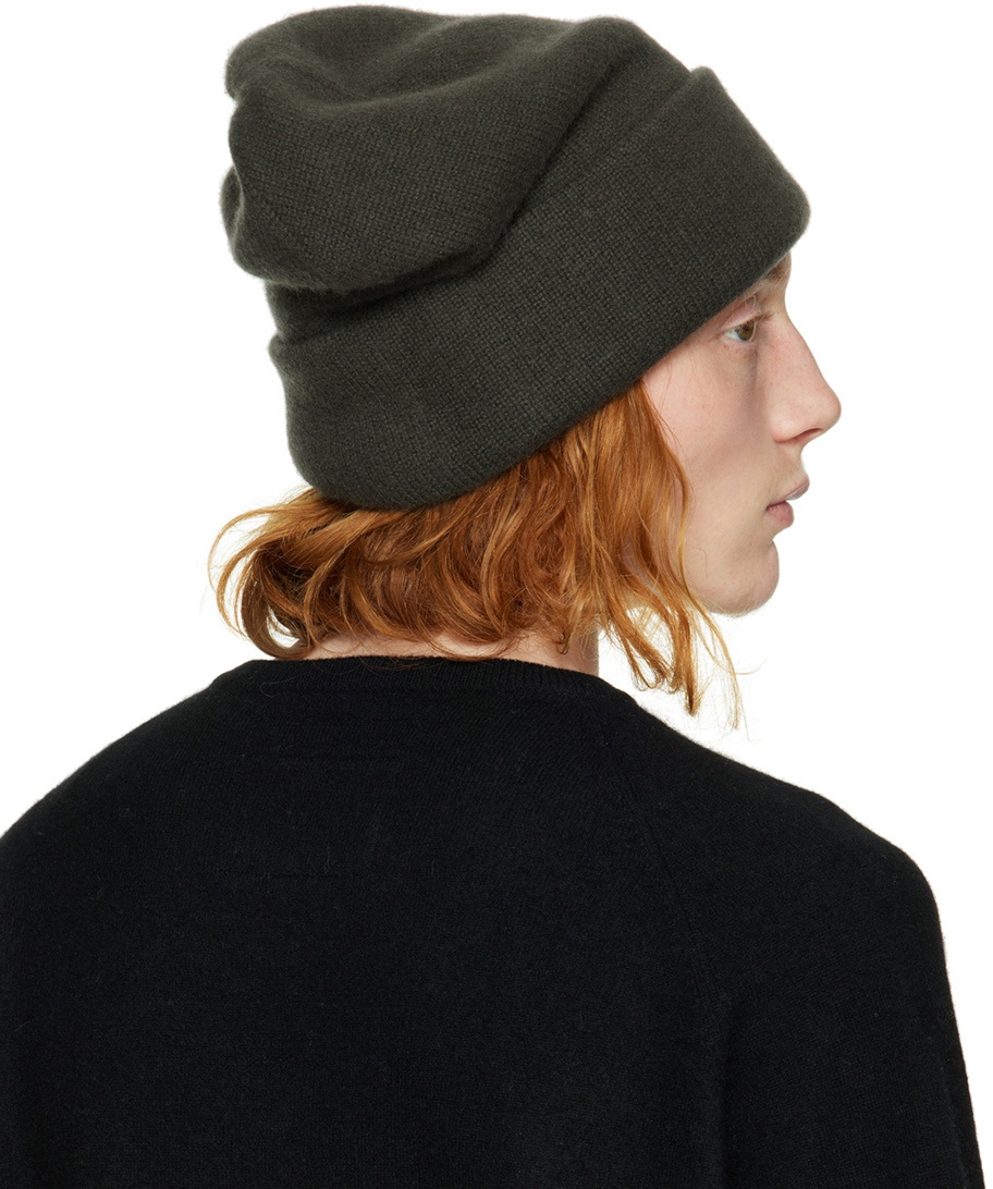 Frenckenberger Khaki Cashmere Beanie