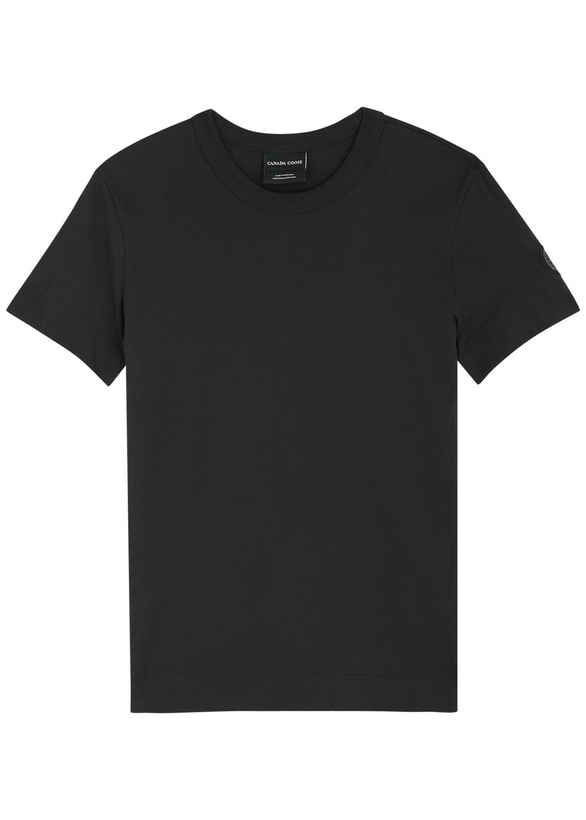 Photo: Canada Goose Broadview Cotton T-shirt Black
