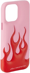 Urban Sophistication SSENSE Exclusive Pink & Red 'The Flaming Dough' iPhone 13 Pro Max Case