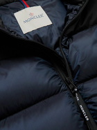 Moncler - Ophrys Logo-Appliquéd Colour-Block Quilted Shell and Ripstop Down Gilet - Blue