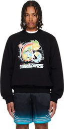 Casablanca Black Manga Tennis Ball Sweatshirt
