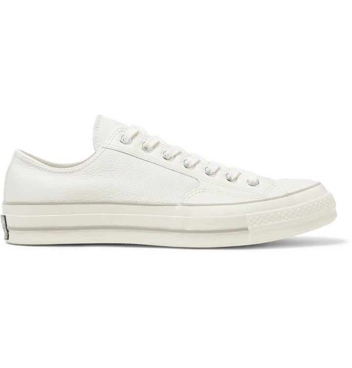 Photo: Converse - 1970s Chuck Taylor All Star Full-Grain Leather Sneakers - Off-white