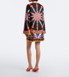 Dolce&Gabbana Carretto silk twill kaftan