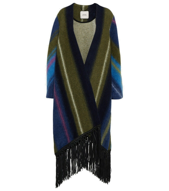 Photo: Dorothee Schumacher Striped wool-blend coat