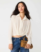Steve Madden Sage Knit Top in Cream