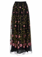 Giambattista Valli Floral Embroidery Skirt