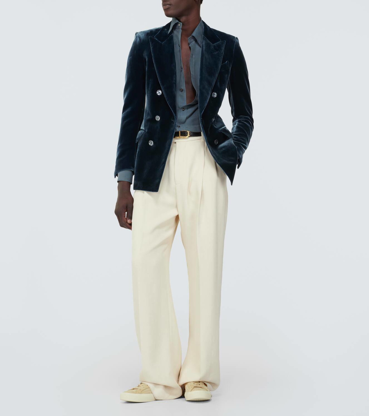 【関税&送料込み】Tom Ford Twill Blouse Tom Ford Silk twill shirt TOM FORD