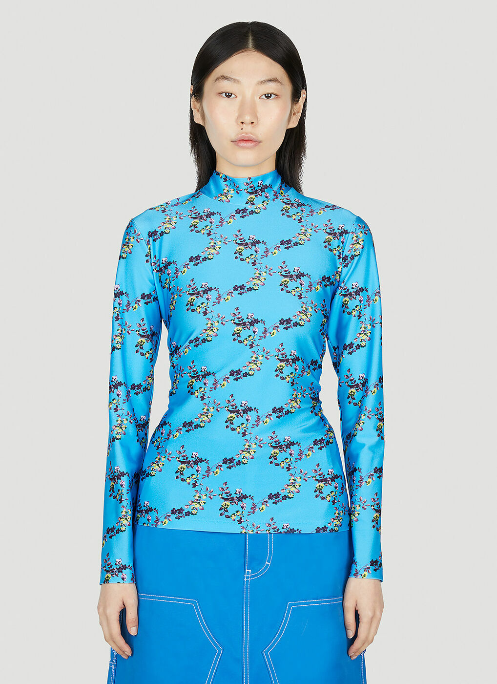 Meryll Rogge - Floral Print Top in Blue Meryll Rogge