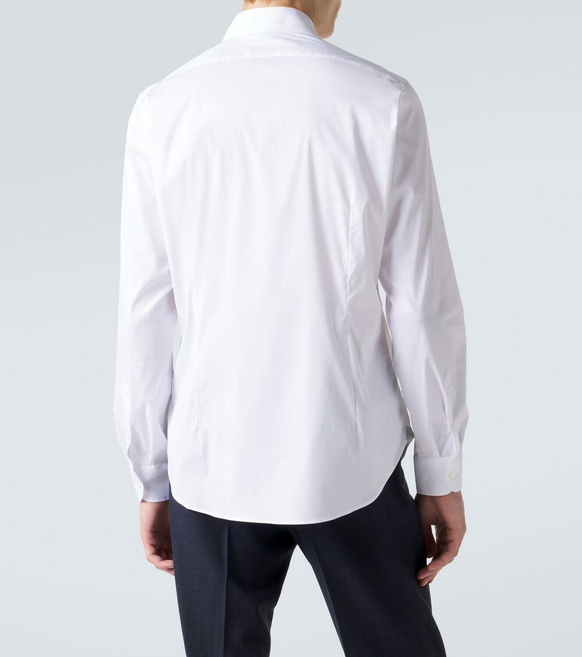 Eleventy Cotton-blend poplin shirt