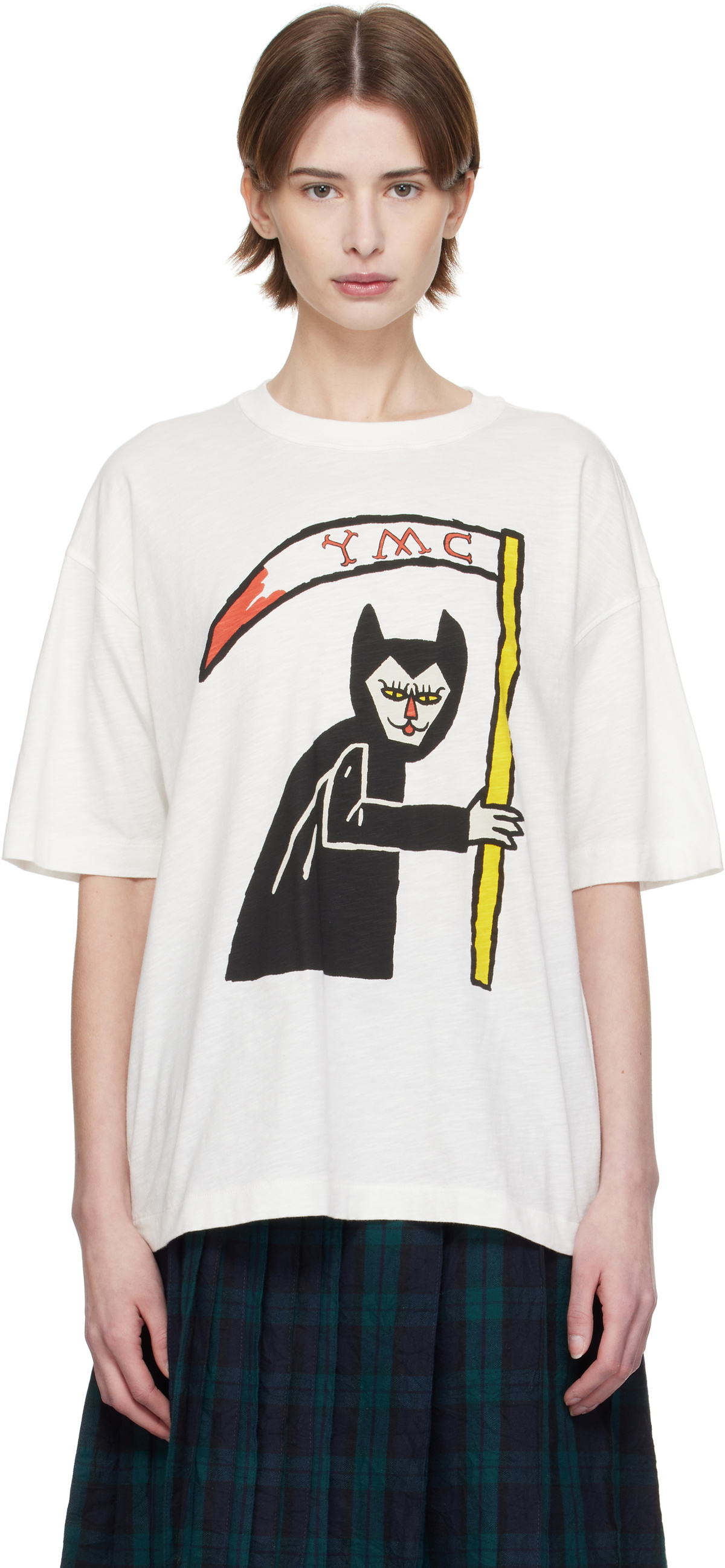 YMC Off-White Triple Vixen T-shirt