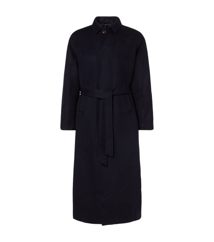 Photo: Saman Amel Belted wool overcoat