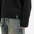 Represent Men's Textured Knit Polo in Jet Black