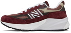 New Balance Burgundy Made in USA 990v6 Sneakers