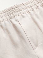 Loro Piana - Straight-Leg Washed-Linen Trousers - White