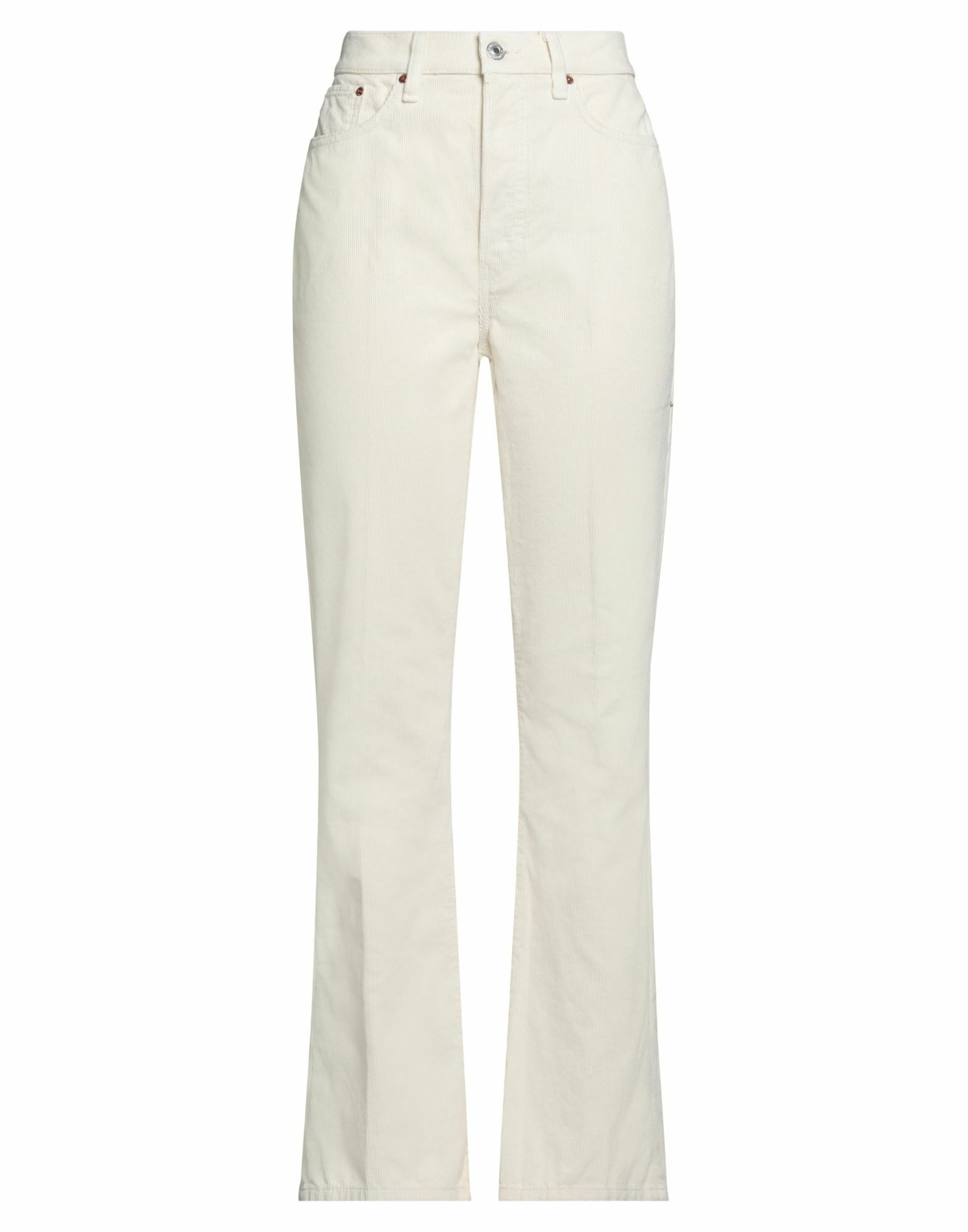 Re/done Womens Pants in Ivory
